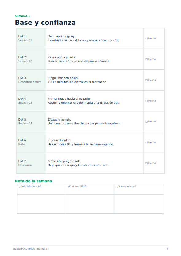 Planificador de 30 Días